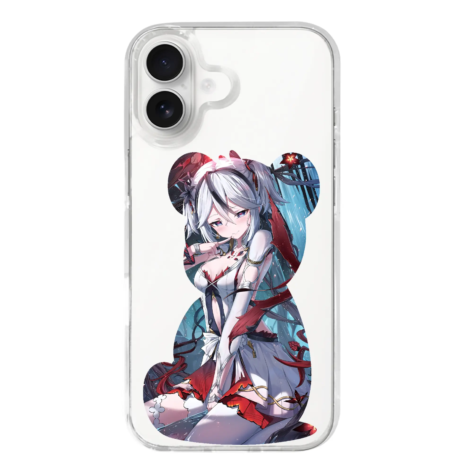 鳴潮 グッズ ツバキ - iPhone 17シリーズ 透明スマホケース – 薄型・耐衝撃・精密フィット保護カバー